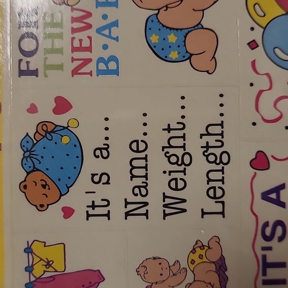 NIP For the New Baby Rubber Stamps - Picture 10 of 16